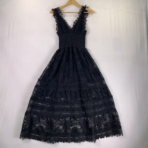 Waimari Waimari La Mimosa Dress in Guipure Lace Sz. XS